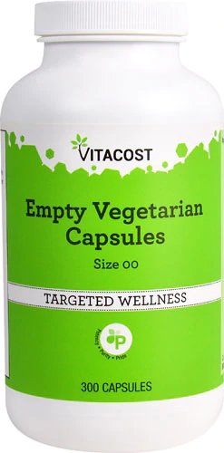 Comprar Vitacost Empty Vegetarian Capsules Size 00 -- 300 Capsules