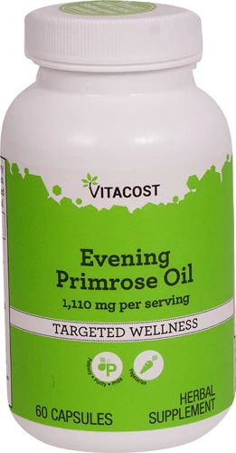 Vitacost Evening Primrose Oil -- 1110 mg per serving - 60 Capsules