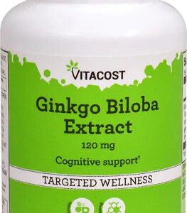 Vitacost Ginkgo Biloba Extract -- 120 mg - 120 Capsules