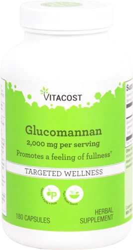 Comprar Vitacost Glucomannan - Konjac Root -- 2000 mg serving - 180 Capsules
