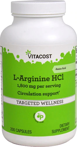 Comprar Vitacost L-Arginine HCl -- 1800 mg per serving - 200 Capsules