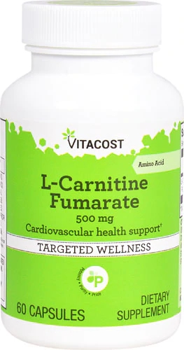 Comprar Vitacost L-Carnitine Fumarate -- 500 mg - 60 Capsules