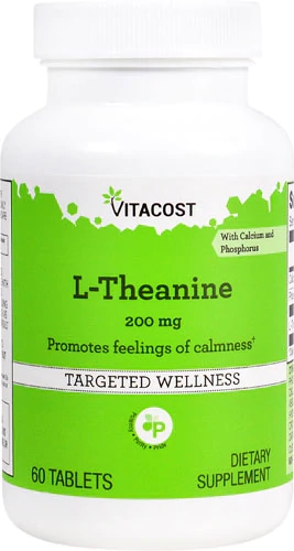 Comprar Vitacost L-Theanine -- 200 mg - 60 Tablets