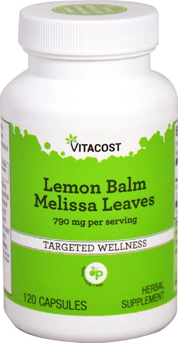 Comprar Vitacost Lemon Balm Melissa Leaves -- 790 mg per serving - 120 Capsules