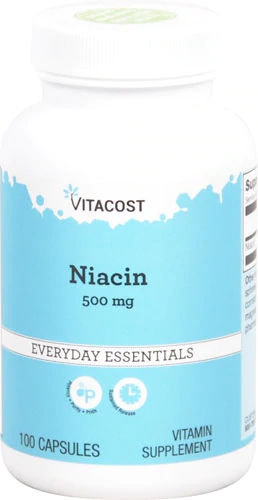 Comprar Vitacost Niacin (VitaminB3) Sustained Release -- 500 mg - 100 Capsules