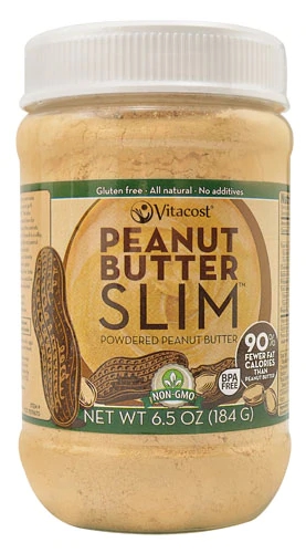 Vitacost Powdered Peanut Butter SLIM(tm) - NON-GMO - Gluten Free -- 6.5 oz (184 g)