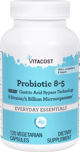 Comprar Vitacost Probiotic 8-5 - 8 strains -- 5 billion CFU - 120 Vegetarian Capsules