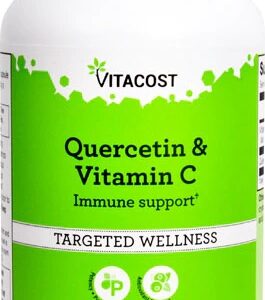 Vitacost Quercetin & Vitamin C -- 180 Capsules