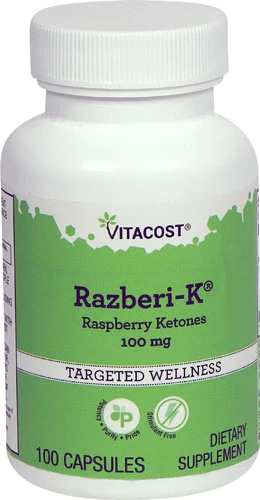 Vitacost Razberi-K® - Raspberry Ketones -- 100 mg - 100 Capsules