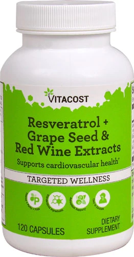 Comprar Vitacost Resveratrol + Grape Seed & Red Wine Extracts -- 120 Capsules
