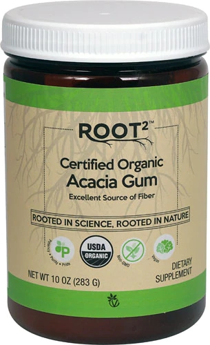 Vitacost ROOT2 Certified Organic Acacia Fiber - Non-GMO -- 10 oz (283 g)