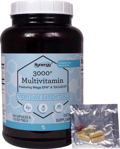 Comprar Vitacost Synergy 3000® Multivitamin + Mega EFA & ToCoQ10® -- 300 Capsules & Softgels