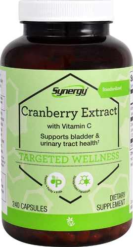 Vitacost Synergy Cranberry Extract - Standardized -- 400 mg with Vitamin C - 240 Capsules