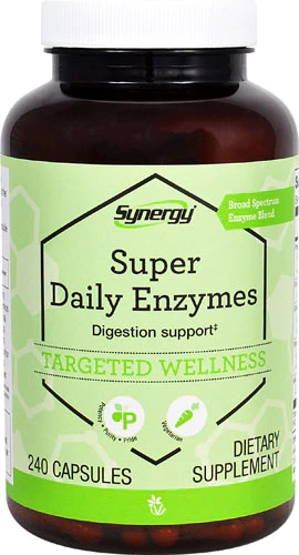 Vitacost Synergy Super Daily Enzymes -- 240 Capsules