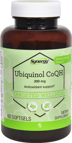 Comprar Vitacost Synergy Ubiquinol CoQH Featuring Kaneka QH™ -- 200 mg - 60 Softgels