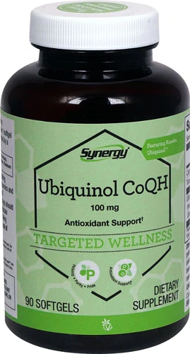 Comprar Vitacost Synergy Ubiquinol CoQH Featuring Kaneka QH™ -- 100 mg - 90 Softgels