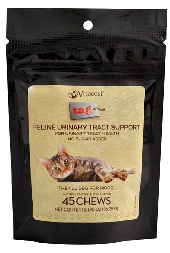 Comprar Vitacost - Tag Feline Urinary Tract Support Chicken Liver Flavor -- 45 Chewables