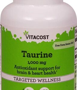 Vitacost Taurine -- 1000 mg - 50 Capsules