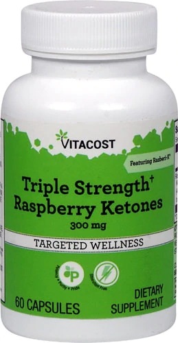Vitacost Triple Strength Raspberry Ketones - Featuring Razberi-K® -- 300 mg - 60 Capsules