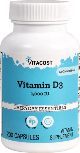 Comprar Vitacost Vitamin D3 (as Cholecalciferol) -- 1000 IU - 200 Capsules