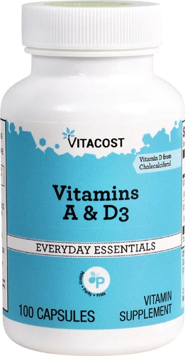 Comprar Vitacost Vitamins A & D3 -- 100 Capsules