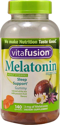 Comprar Vitafusion Melatonin Gummies Sugar Free White Tea and Peach -- 3 mg - 140 Gummies