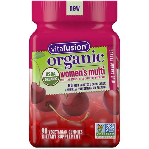 Comprar Vitafusion Organic Women's Multi Wild Cherry -- 90 Vegetarian Gummies