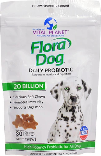 Comprar Vital Planet Flora Dog Daily Probiotic Chicken -- 20 billion - 30 Soft Chews