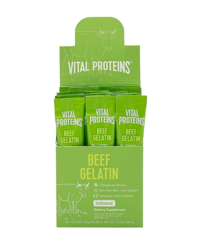 Comprar Vital Proteins Beef Gelatin 100% Pure Collagen Protein Unflavored -- 20 Packets