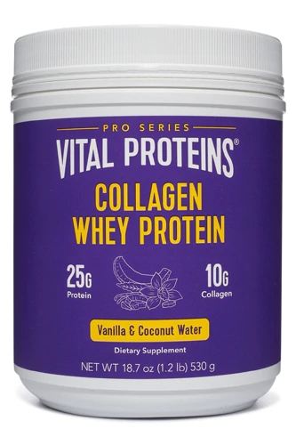 Comprar Vital Proteins Collagen Whey Protein Vanilla & Coconut Water -- 18.7 oz
