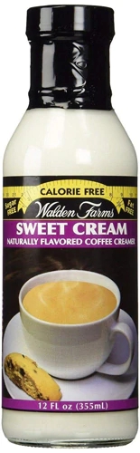 Walden Farms Naturally Flavored Coffee Creamer Sweet Cream -- 12 fl oz