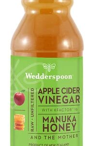 Wedderspoon Raw Apple Cider Vinegar with KFactor™ 16 Manuka Honey and The Mother -- 25 fl oz