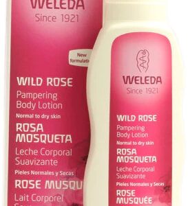 Weleda Pampering Lotion Normal to Dry Skin Wild Rose -- 6.8 fl oz