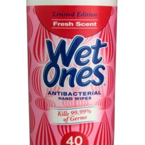 Wet Ones Antibacterial Hand Wipes Fresh Scent -- 40 Wipes