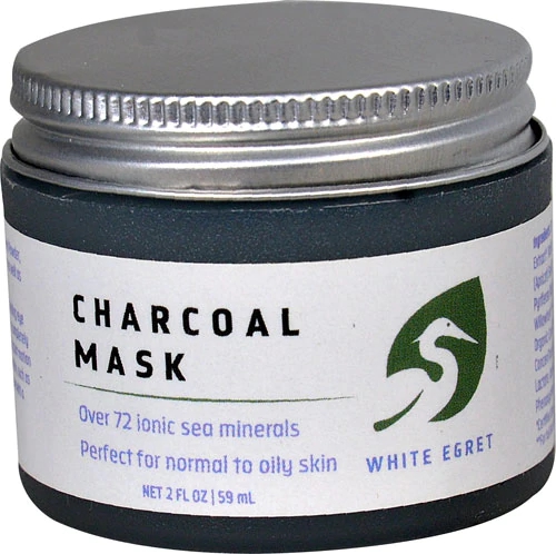 White Egret Charcoal Mask -- 2 fl oz