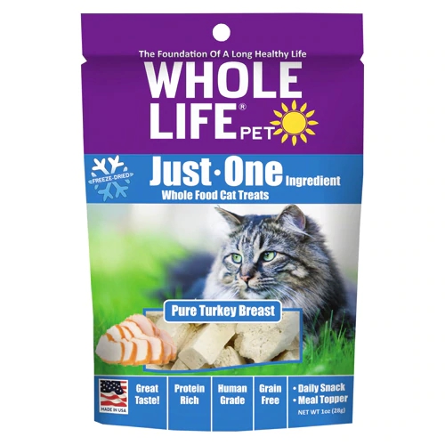 Comprar Whole Life Pet Just One™ Ingredient Whole Food Cat Treats Pure Turkey Breast -- 1 oz