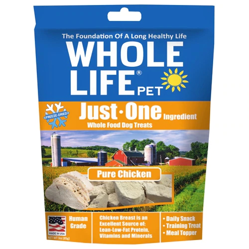 Comprar Whole Life Pet Just One Ingredient Whole Food Dog Treats Pure Chicken Breast -- 3 oz