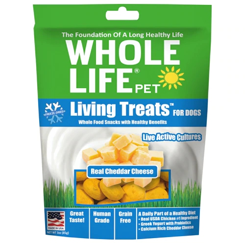 Comprar Whole Life Pet Living Treats™ for Dogs Real Cheddar Cheese -- 3 oz