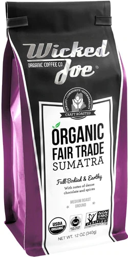 Comprar Wicked Joe Organic Ground Coffee Medium Roast Sumatra -- 12 oz