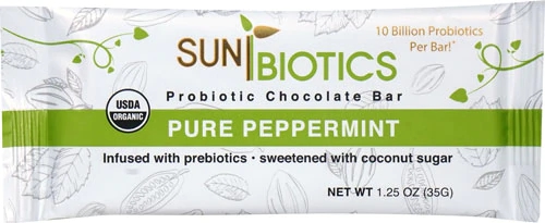 Comprar Windy City Organics Sunbiotics Probiotic Chocolate Bar Pure Peppermint -- 1.25 oz