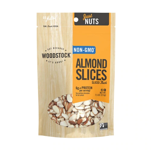 Comprar Woodstock Natural Almonds Sliced Thick -- 7.5 oz