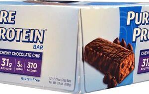Comprar Worldwide Sports Nutrition Pure Protein Bar Chewy Chocolate Chip -- 12 Bars