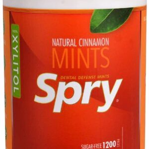 Xlear Dental Defense Mints Natural Cinnamon -- 1200 Mints
