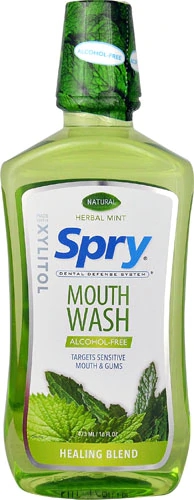 Comprar Xlear Spry® Mouth Wash Healing Blend Alcohol-Free Herbal Mint -- 16 fl oz