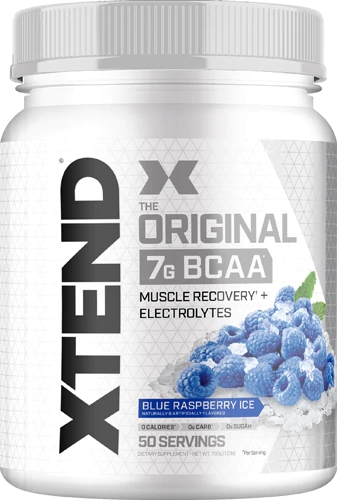 Xtend The Original BCAA Blue Raspberry Ice -- 7 g - 50 Servings
