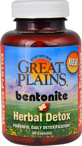 Comprar Yerba Prima Great Plains® Bentonite plus Herbal Detox -- 60 Capsules