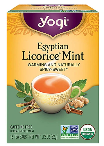 Comprar Yogi Herbal Tea Caffeine Free Egyptian Licorice Mint -- 16 Tea Bags