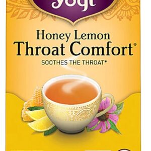 Yogi Throat Comfort® Herbal Tea Caffeine Free Honey Lemon -- 16 Tea Bags