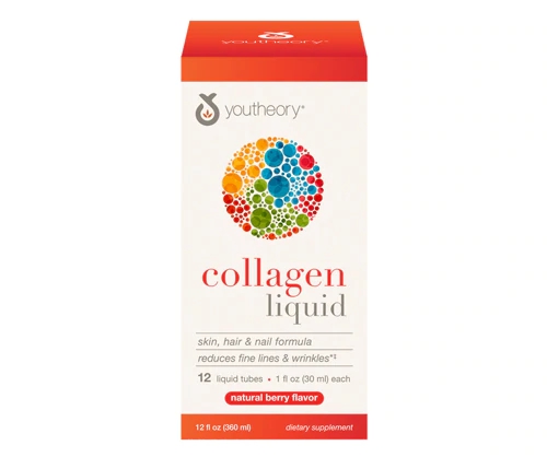 Comprar Youtheory Collagen Liquid Natural Berry -- 12 Liquid Tubes