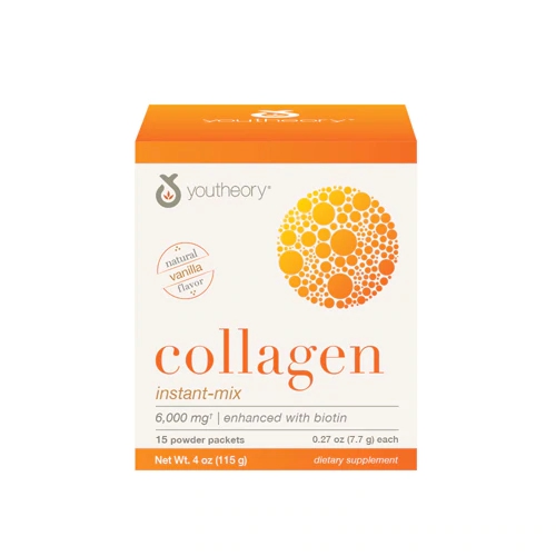 Comprar Youtheory Collagen Powder Instant Mix Powder Vanilla -- 15 Packets
